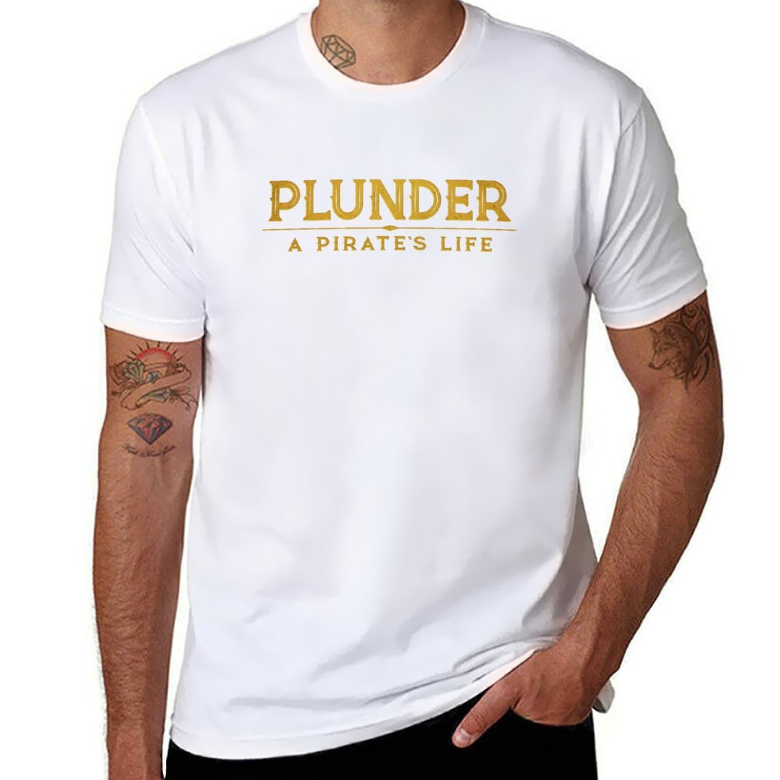Board Game Logo - تي شيرت Plunder A Pirate's Life