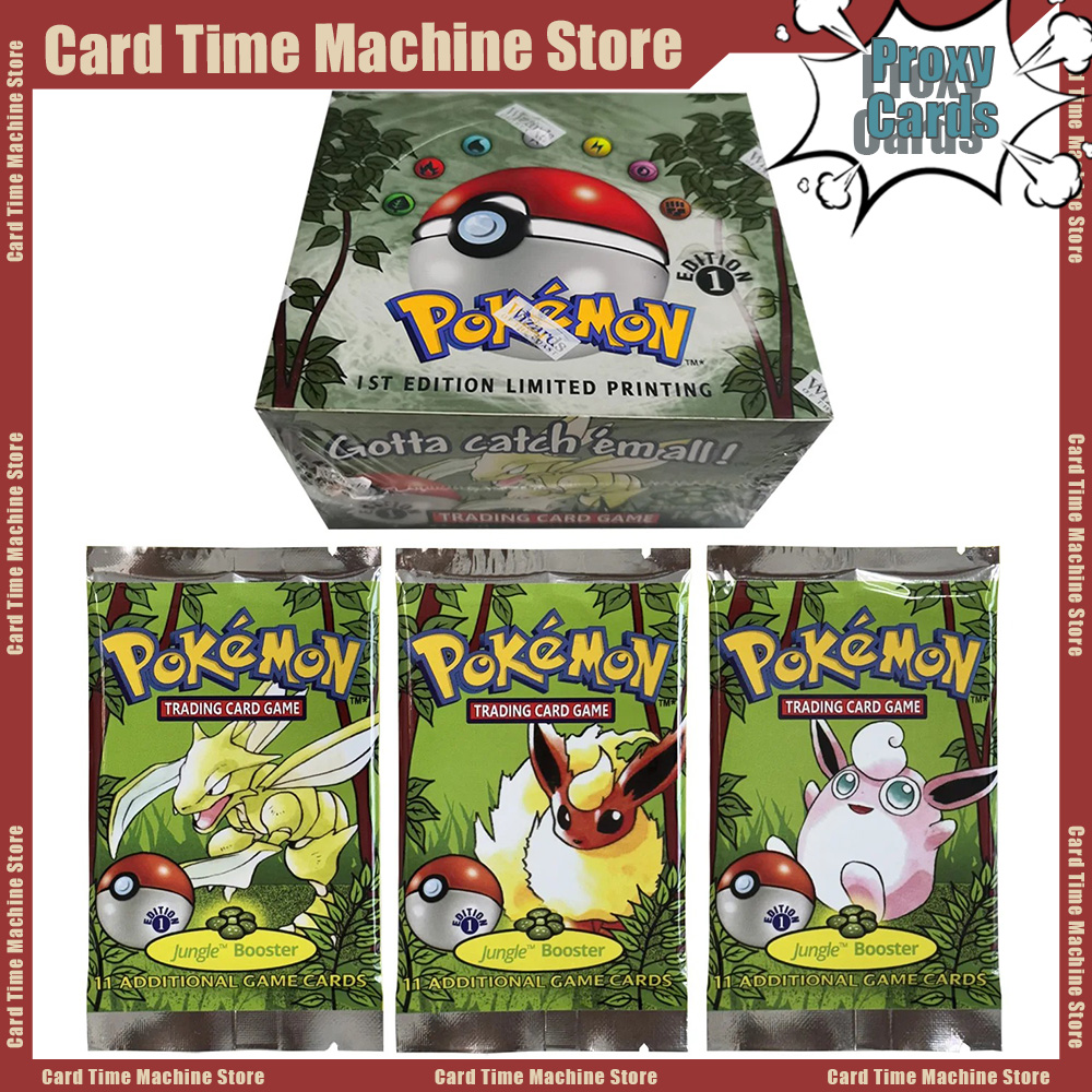 Board Game Pokemon - بطاقات البوكيمون الطبعة الأولى الغابة الداعم