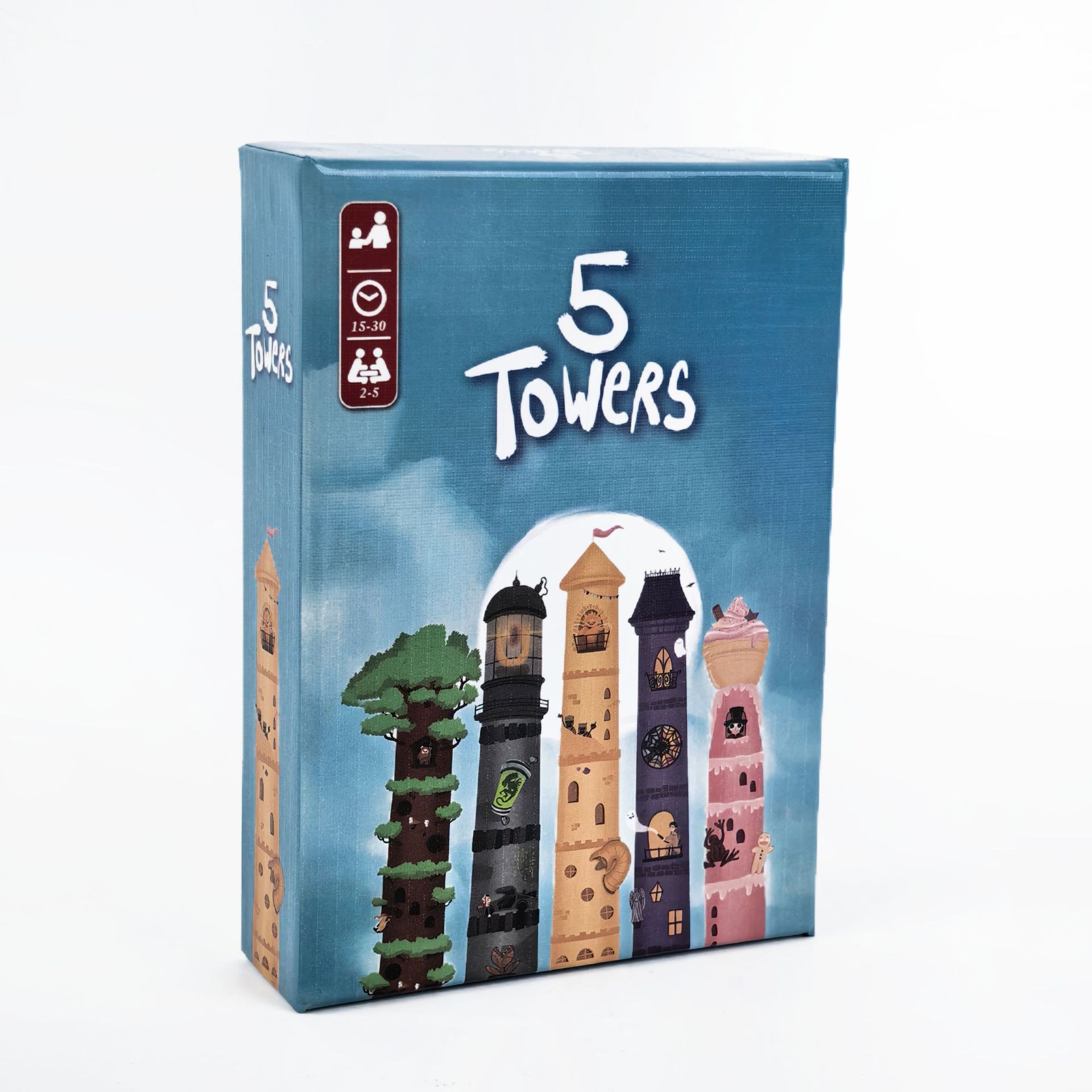 Board Game For 5 Players - 5 أبراج إستراتيجية التراص برج لغز