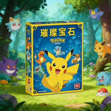 Board Game Pokemon - لعبة بوكيمون اللوحية من أسمودي -