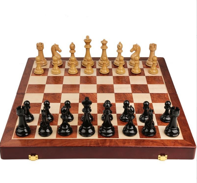Board Game Logo - مجموعة شطرنج خشبية 3 في 1
