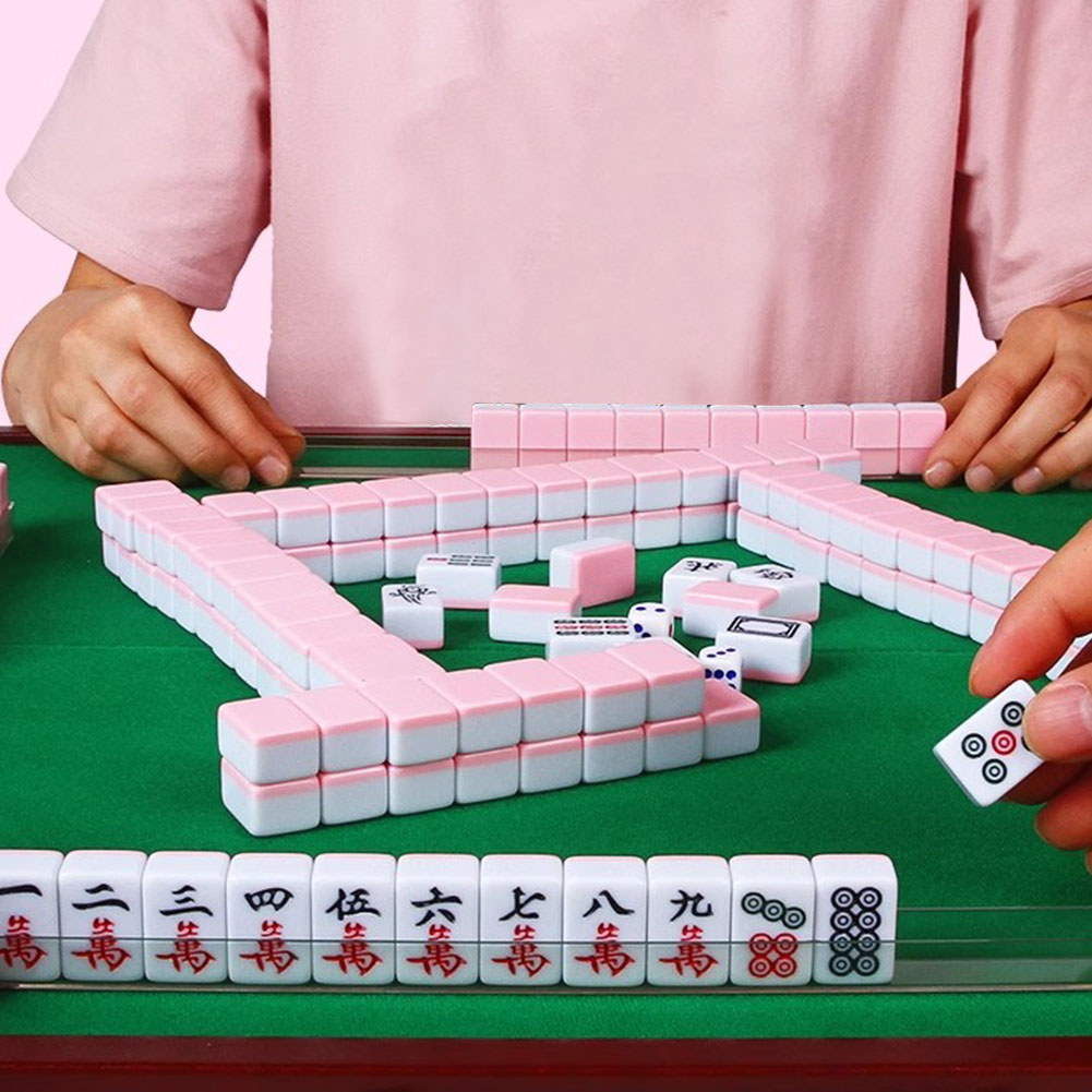 Board Game Mahjong - لعبة ماهجونغ الصينية التقليدية الصغيرة، لعبة