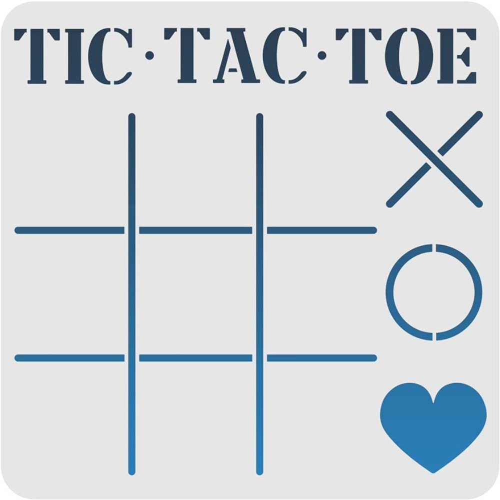 Board Game Template - تيك تاك اصبع القدم مجلس الاستنسل