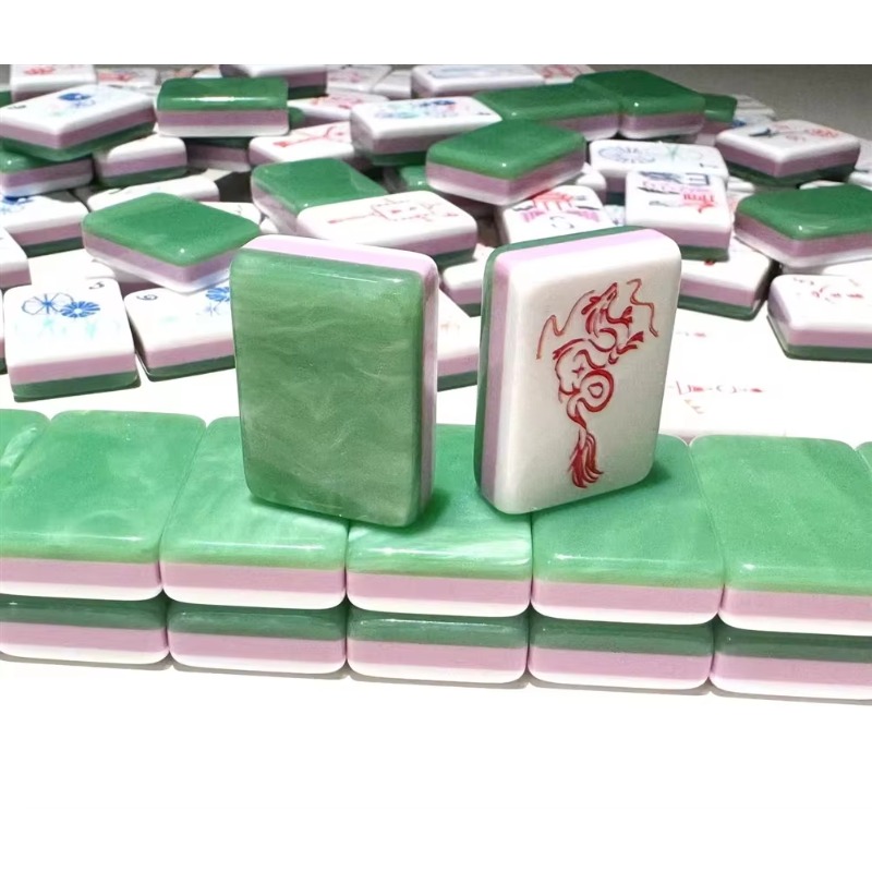 قطع ماهجونغ أمريكية لطيفة، تصم - مراجعة Board Game Mahjong وسعره