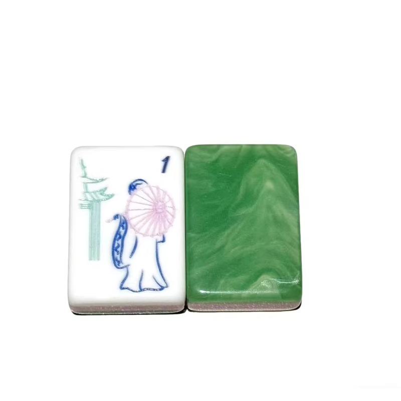 قطع ماهجونغ أمريكية لطيفة، تصم - مراجعة Board Game Mahjong وسعره