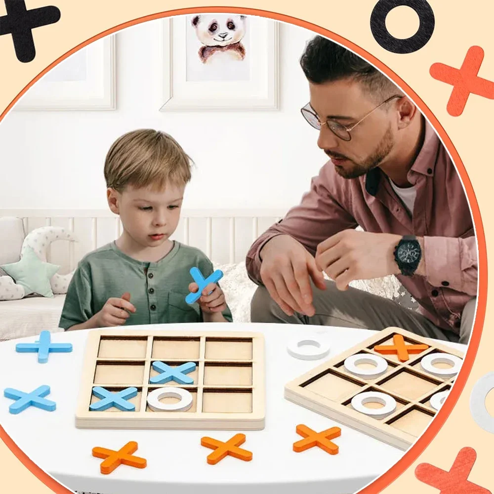 لعبة خشبية XO Tic Tac Toe، لوح - مراجعة Board Game Recommendation وسعره
