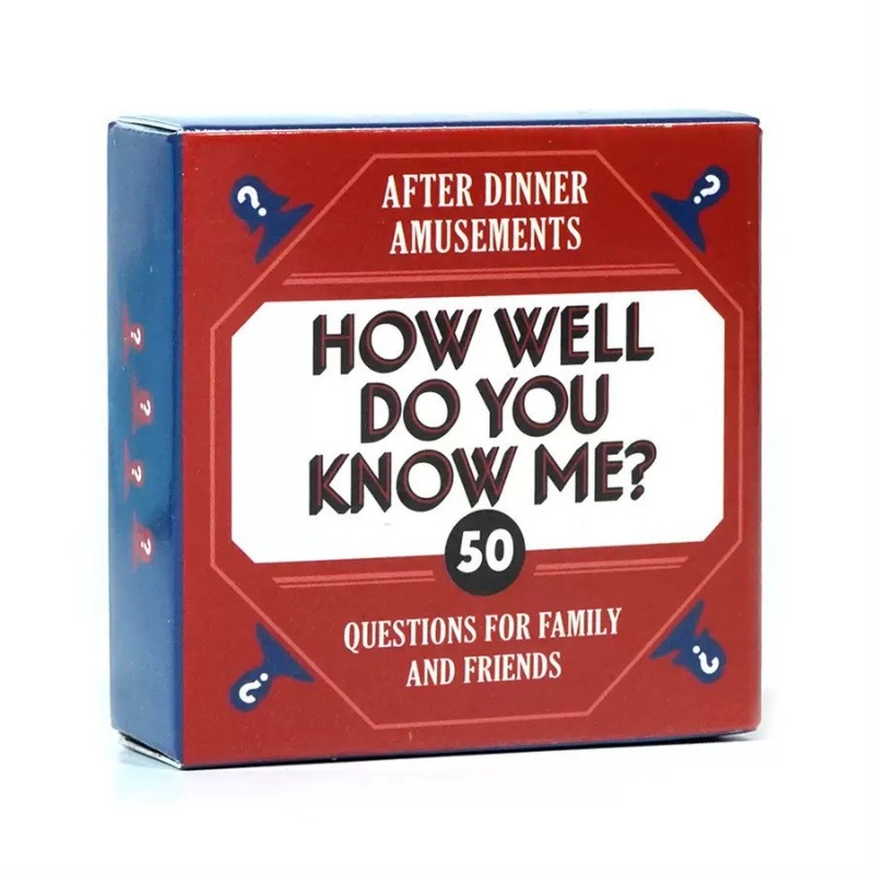 كم تعرفني جيدًا؟ 50 بطاقة أسئل - مراجعة Board Game Question وسعره