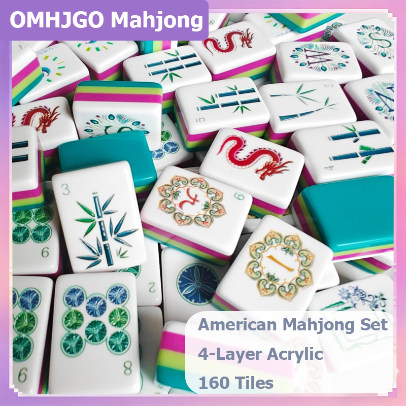 مجموعة ماهجونغ أمريكية فاخرة م - مراجعة Board Game Mahjong وسعره