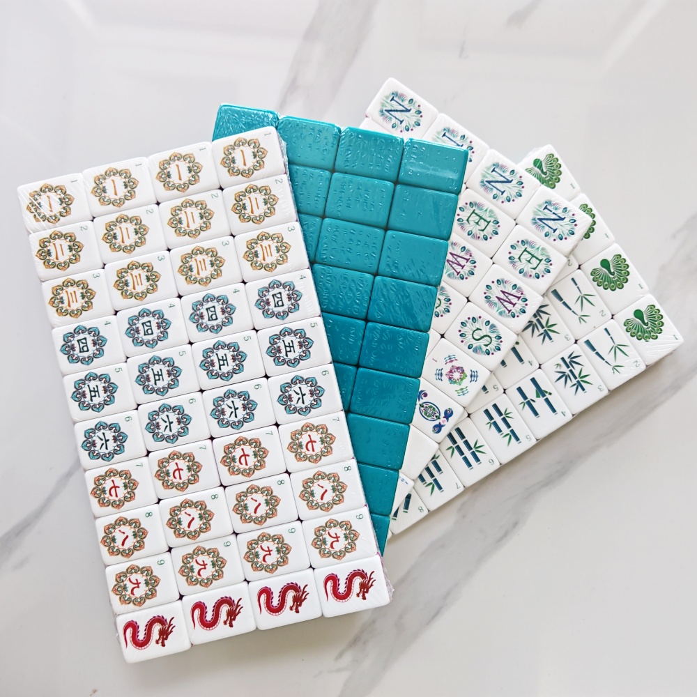 مجموعة ماهجونغ أمريكية فاخرة م - مراجعة Board Game Mahjong وسعره