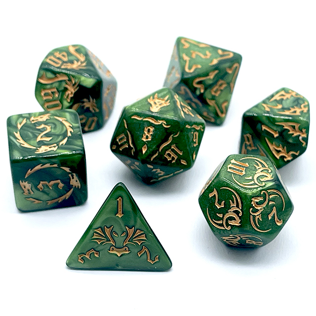 مجموعة من 7 قطع من مكعبات الأك - مراجعة Board Game Arena وسعره
