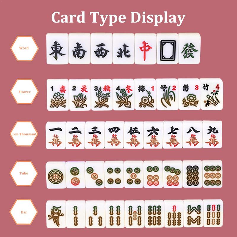 جونغ مجموعات لعبة المجلس مع حق - مراجعة Board Game Mahjong وسعره