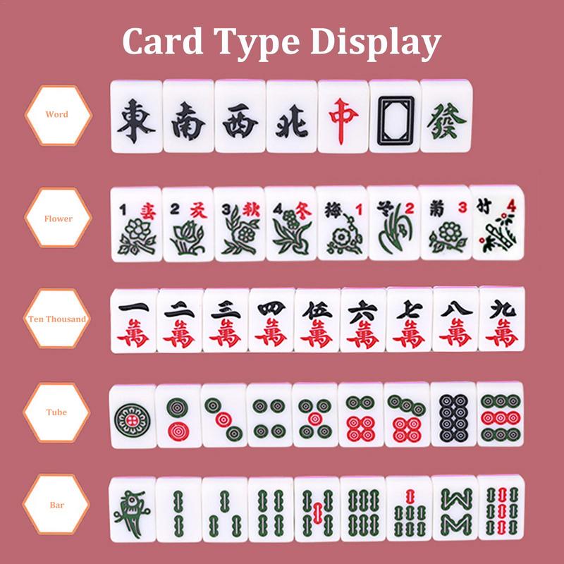جونغ مجموعات لعبة المجلس مع حق - مراجعة Board Game Mahjong وسعره