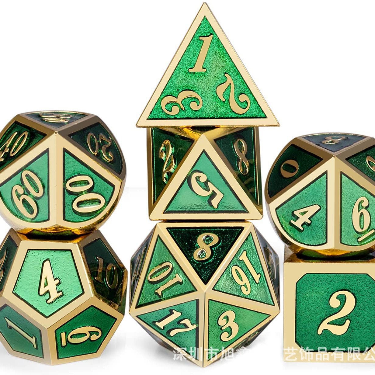 مجموعة نرد معدنية لـ D&D، TRPG - مراجعة Board Game Dungeons And Dragons وسعره