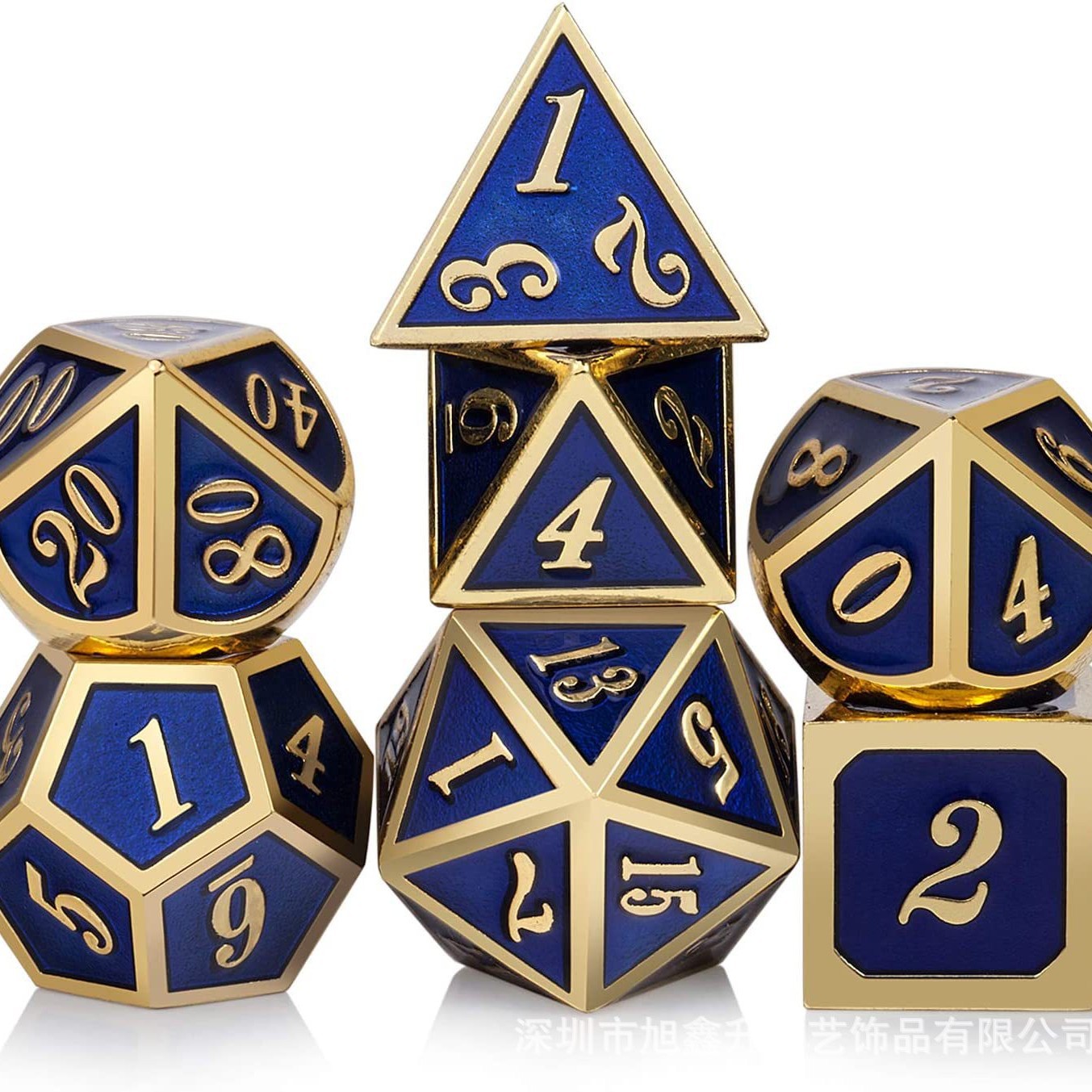 مجموعة نرد معدنية لـ D&D، TRPG - مراجعة Board Game Dungeons And Dragons وسعره