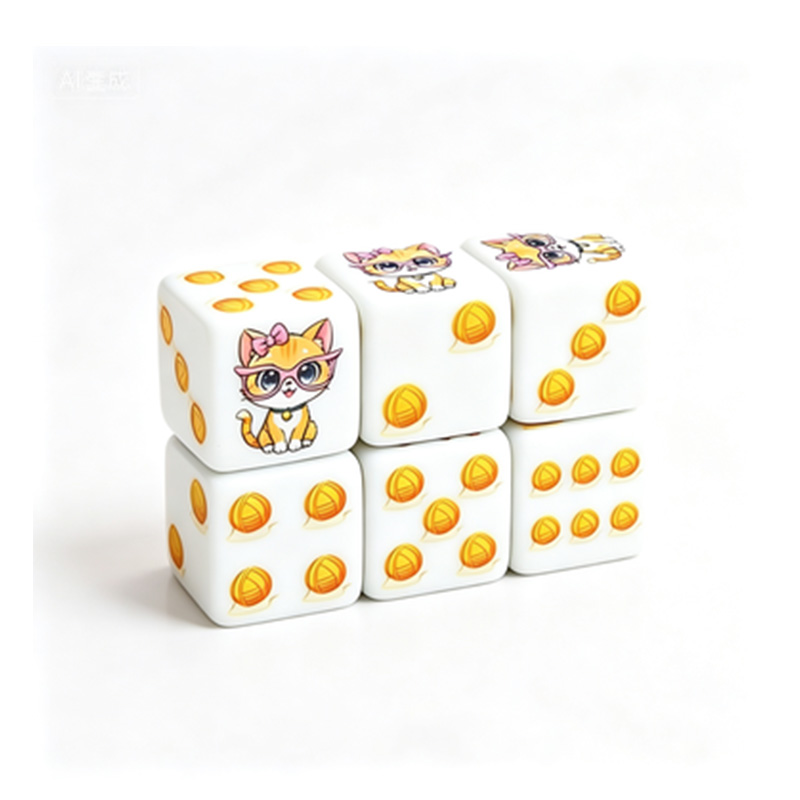 مجموعة من 6 قطع من النرد متعدد - مراجعة Board Game Arena وسعره