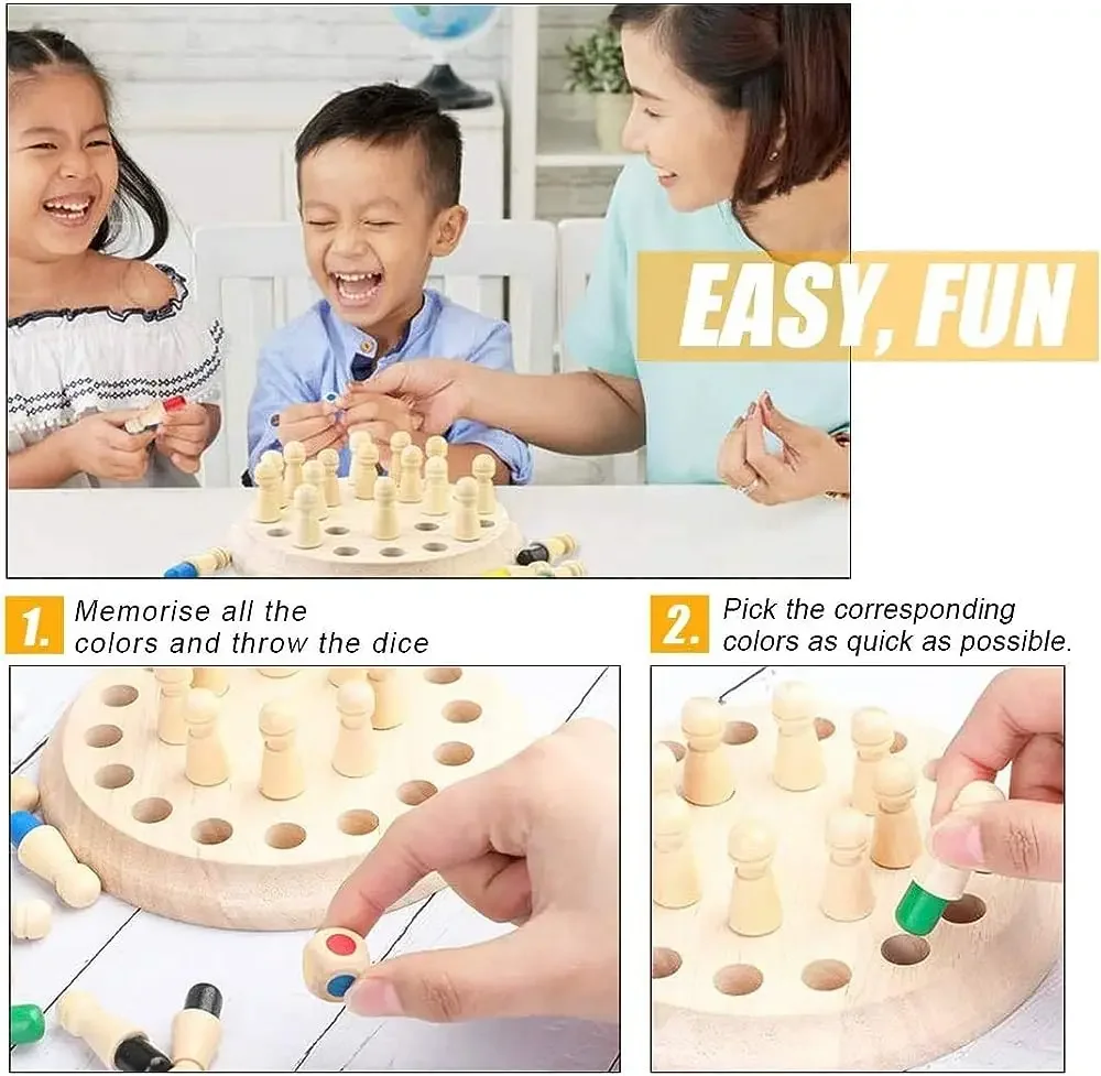 لعبة خشبية تعليمية للذاكرة وال - مراجعة Board Game Word وسعره