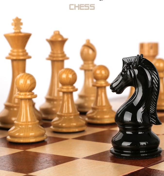 مجموعة شطرنج خشبية 3 في 1 قابل - مراجعة Board Game Logo وسعره