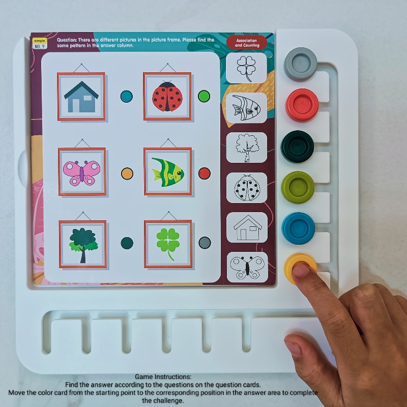 لوحة ألعاب التفكير المنطقي للأ - مراجعة Board Game Question وسعره