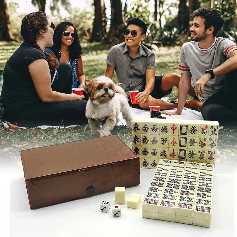 مجموعة لعبة الماجونغ الصينية م - مراجعة Board Game Mahjong وسعره