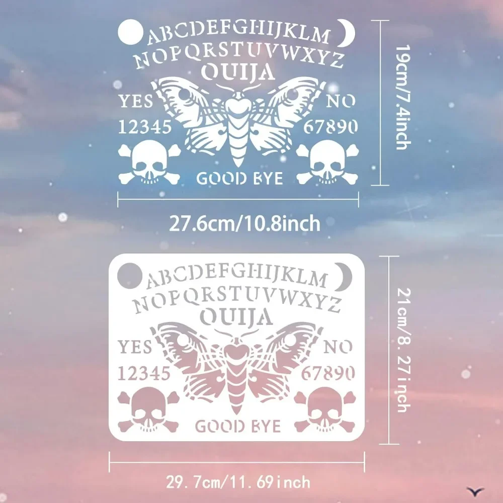 Ouija مجلس الاستنسل 8.3x11.7 ب - مراجعة Board Game Template وسعره